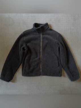 Uniqlo Black Sherpa Fleece Jacket